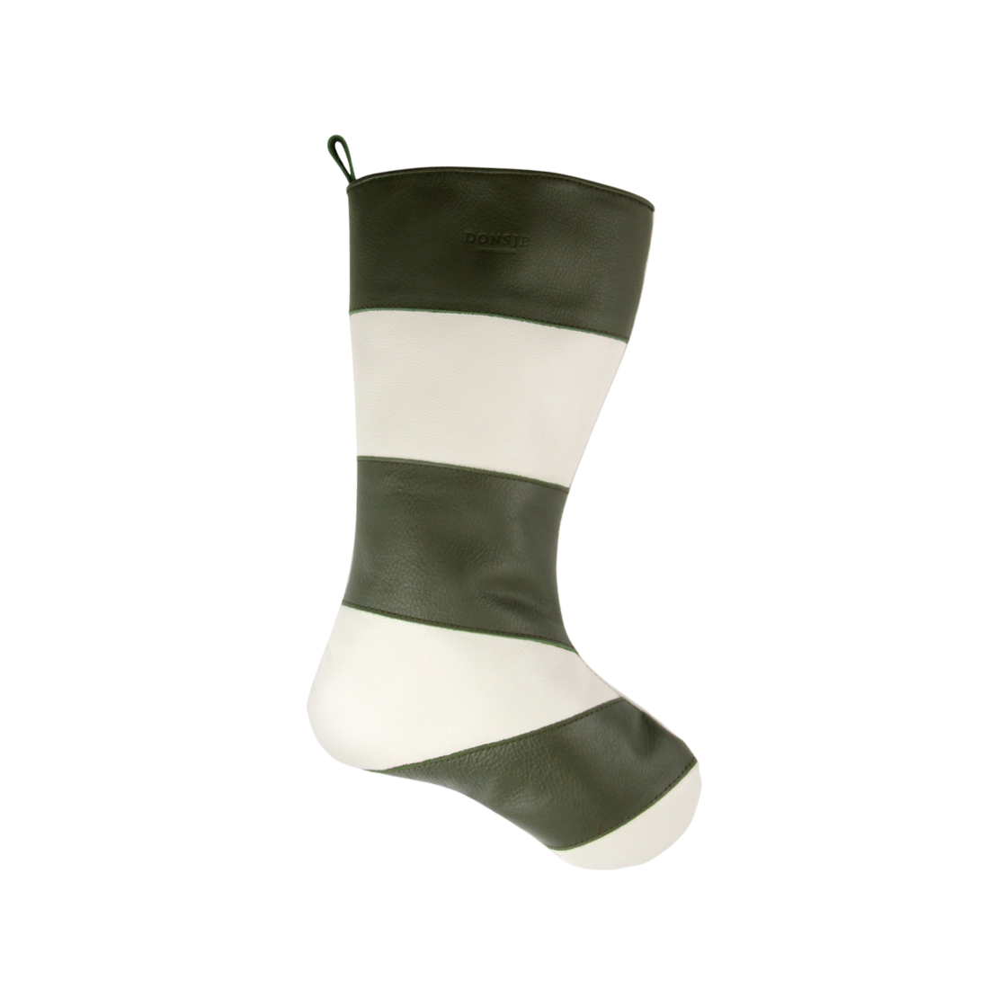 Xmas Stocking | Olive Leather