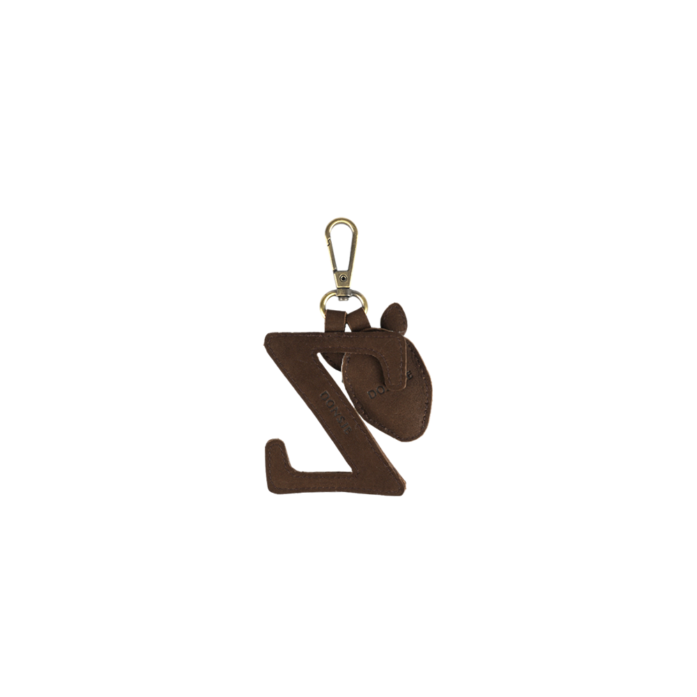 Alphabet Keychain Large | Z | Chocolate Nubuck