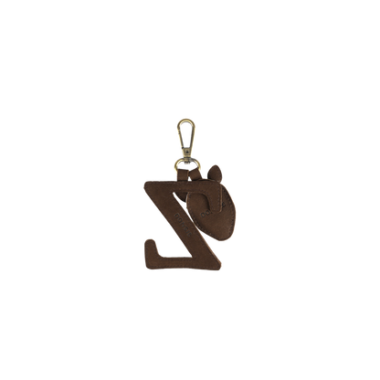Alphabet Keychain Large | Z | Chocolate Nubuck