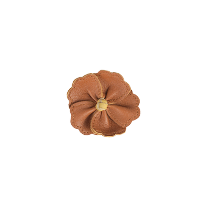 Zaza Fields Hairclip | Hibiscus | Maple Leather