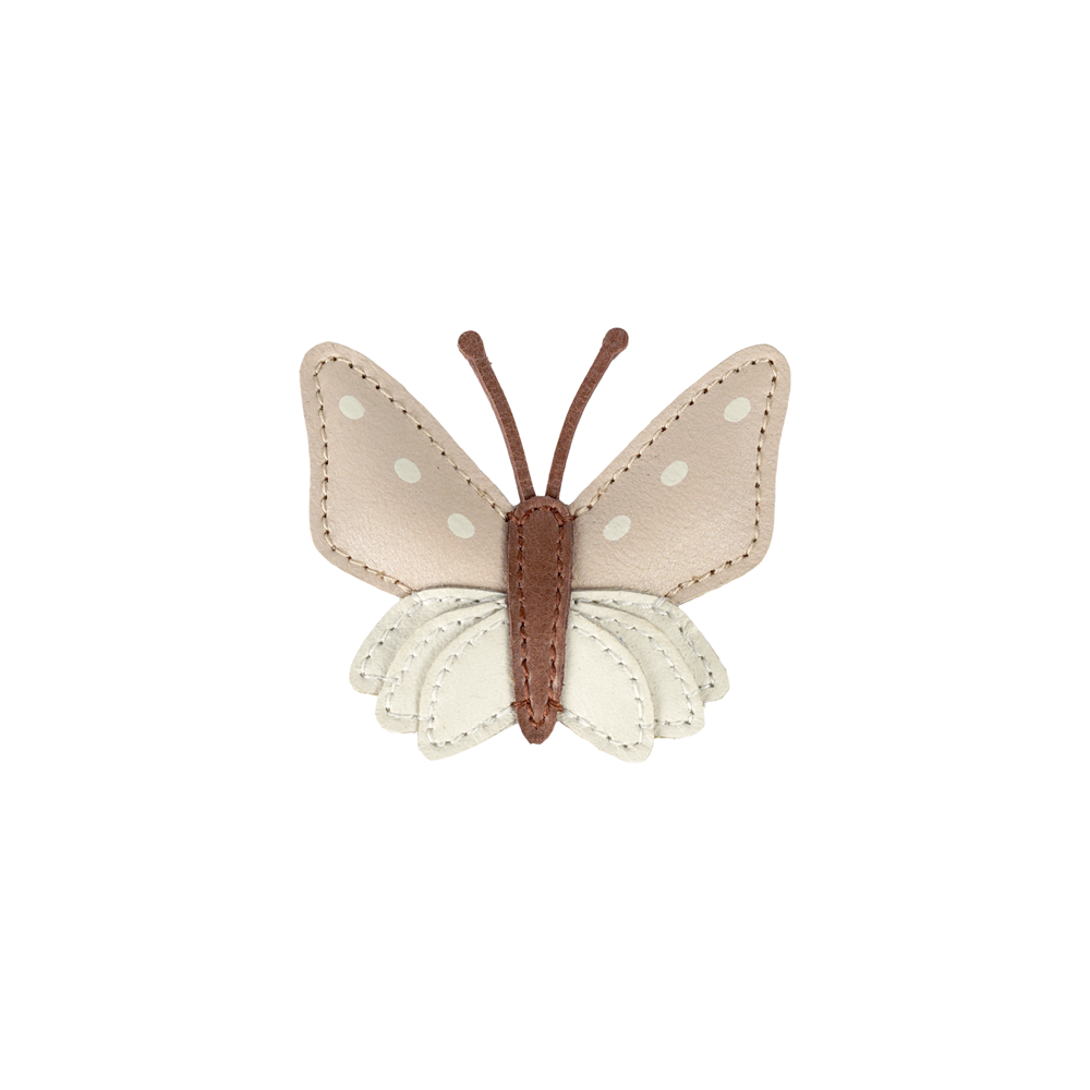 Zaza Sky Hairclip | Butterfly | Powder Metallic Nubuck