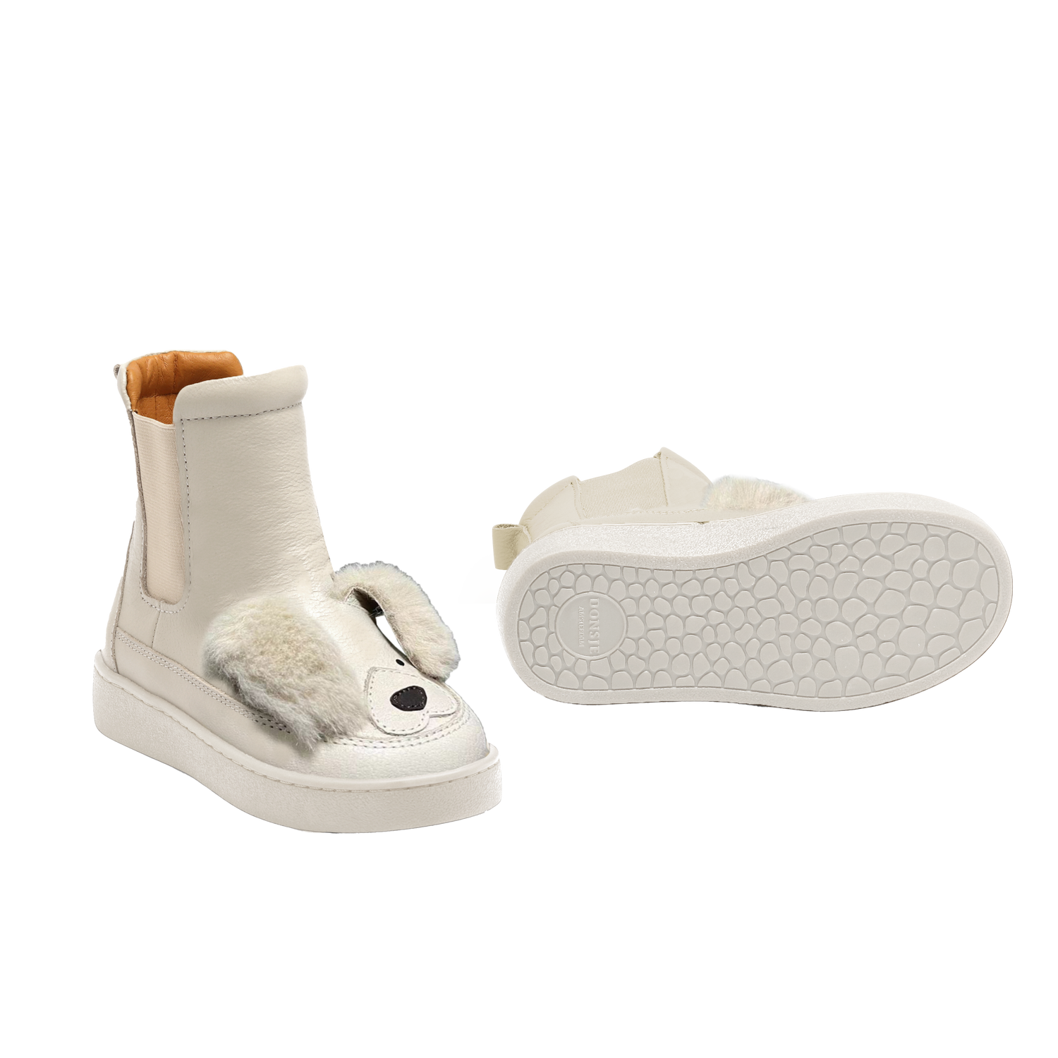 Thuru Exclusive Boots | Golden Retriever | Ivory Leather