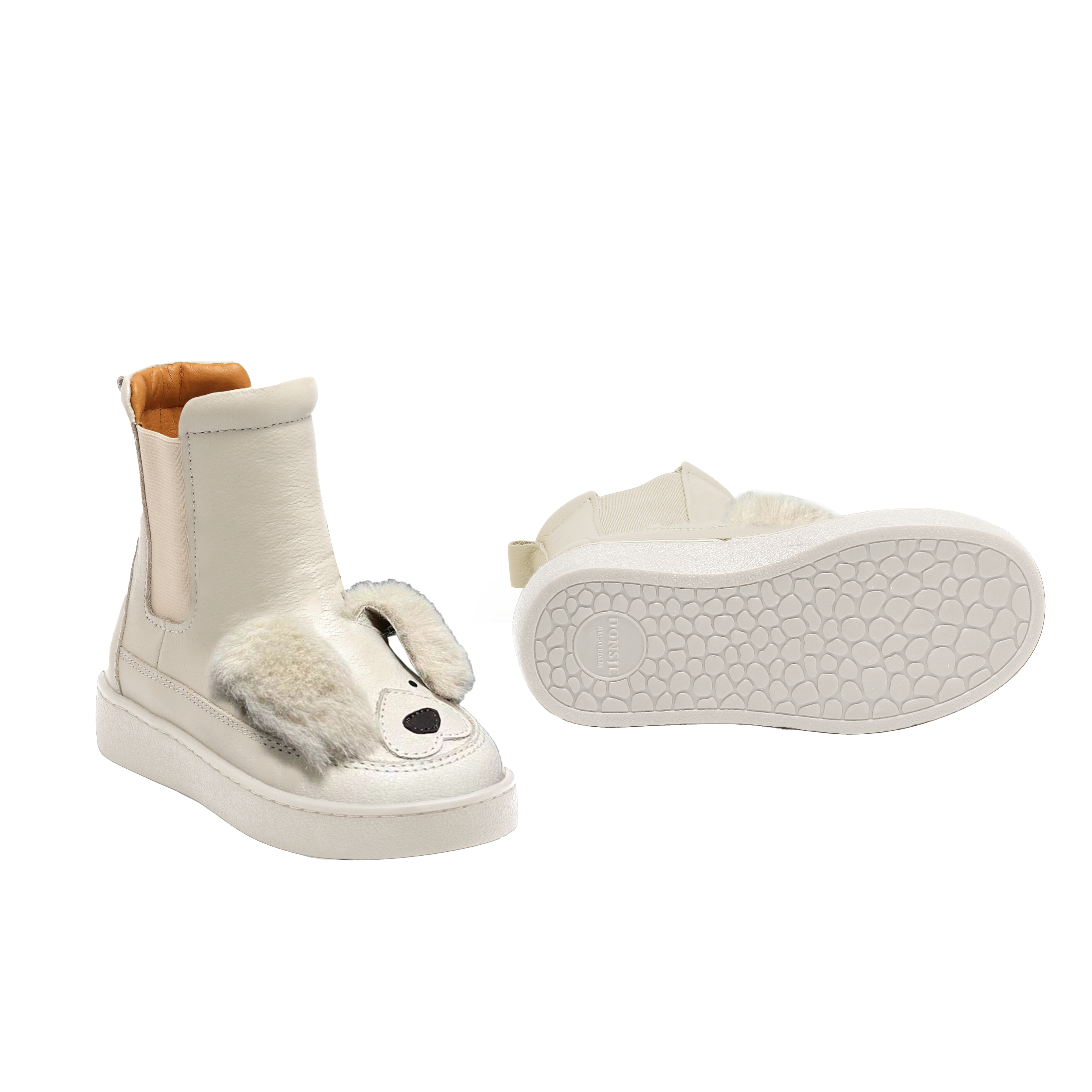 Thuru Exclusive Boots | Golden Retriever | Ivory Leather