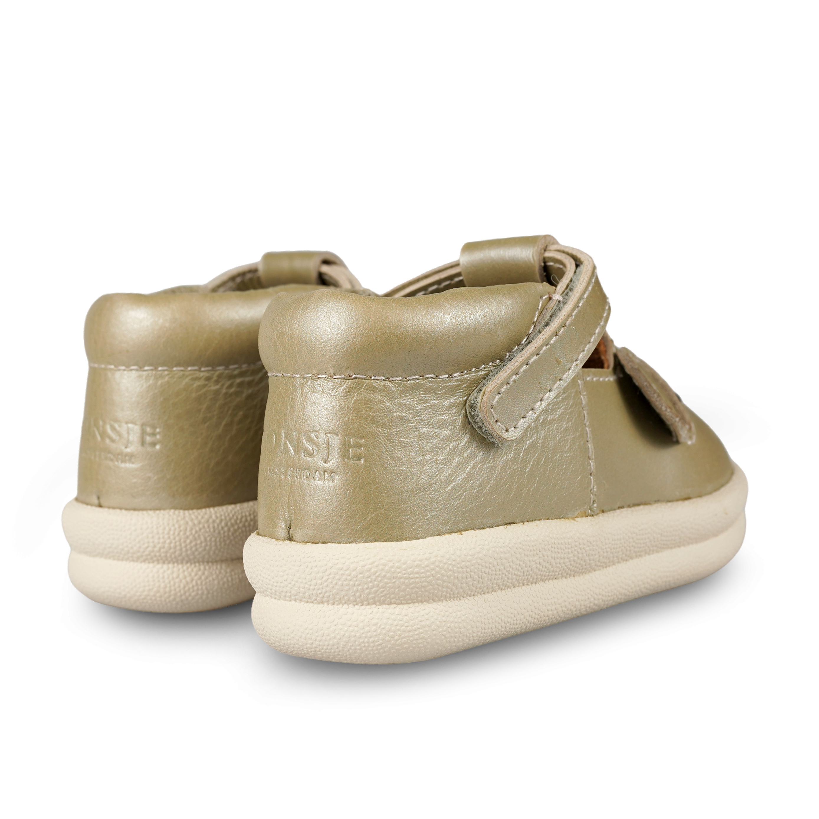 Zilpa Shoes | Bear | Champagne Metallic Leather