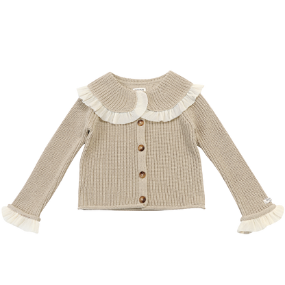 Zoila Cardigan | Oyster Grey