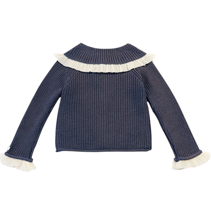 Zoila Cardigan | Blue Marine