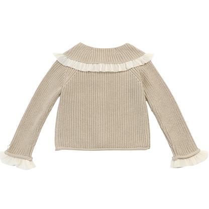 Zoila Cardigan | Oyster Grey