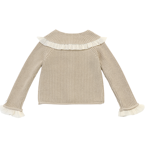 Zoila Cardigan | Oyster Grey