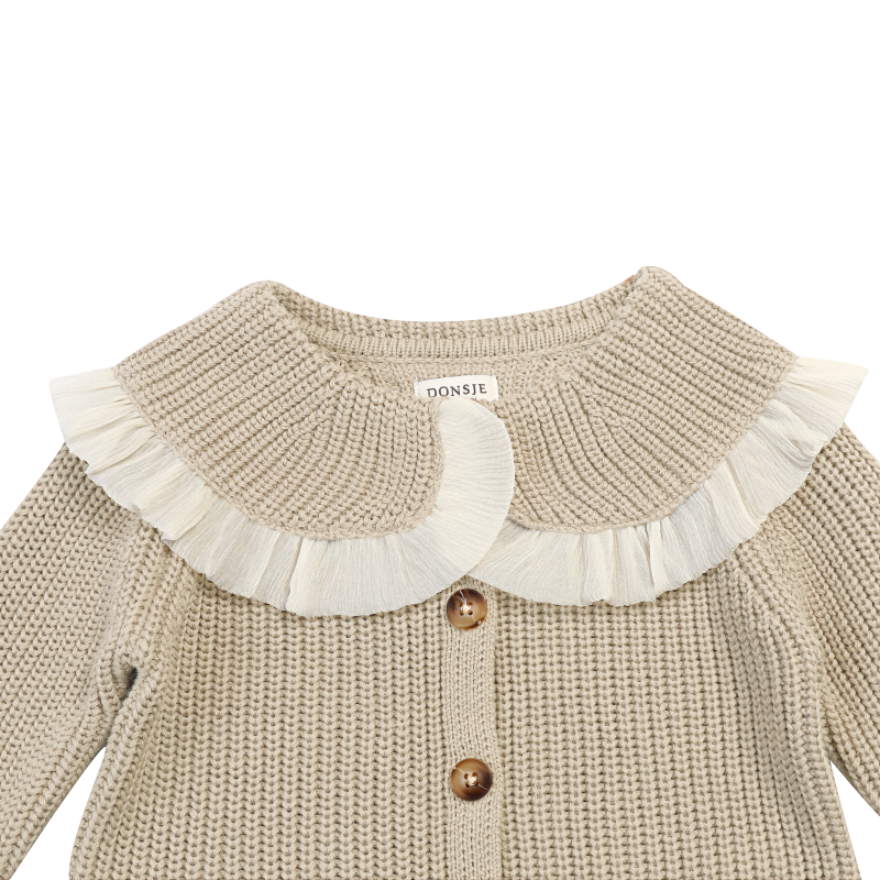 Zoila Cardigan | Oyster Grey