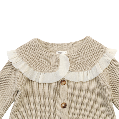 Zoila Cardigan | Oyster Grey