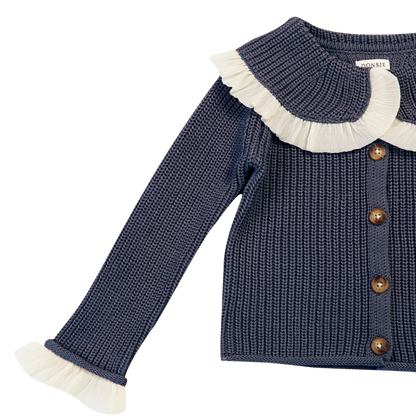 Zoila Cardigan | Blue Marine