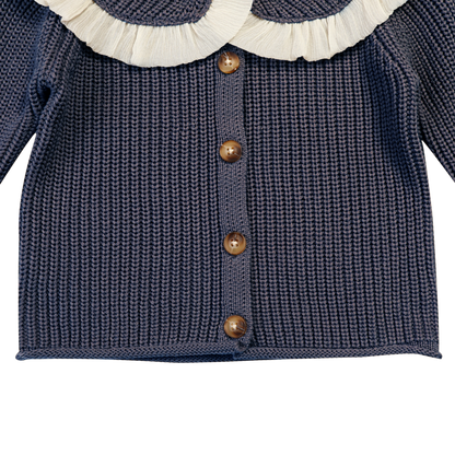Zoila Cardigan | Blue Marine