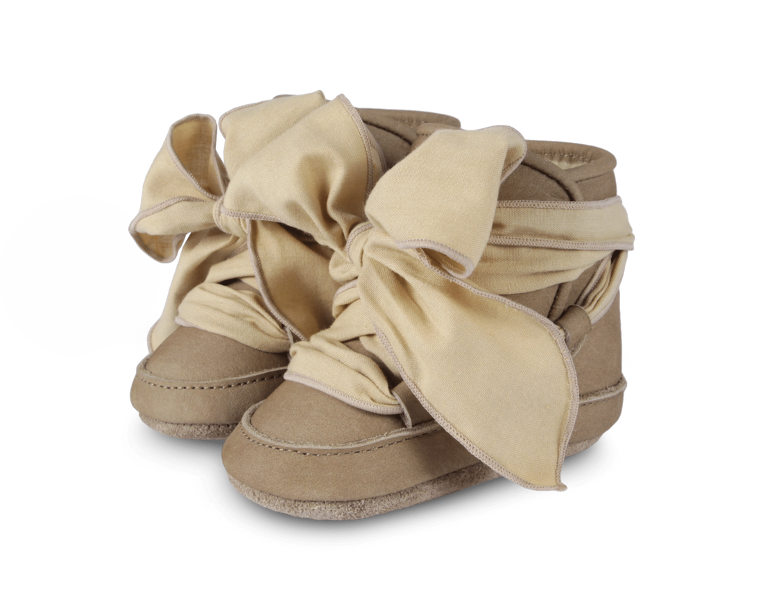 Anouk Booties | Truffle Nubuck