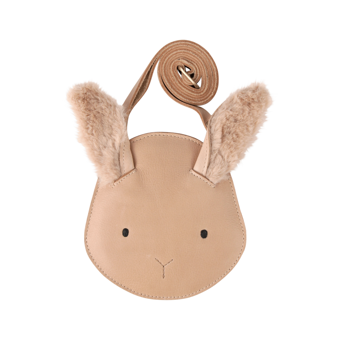 Britta Exclusive Purse | Fluffy Bunny | Light Rust Leather