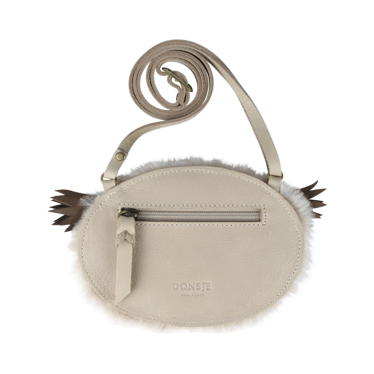 Britta Exclusive Purse | Owl | Ivory Classic Leather