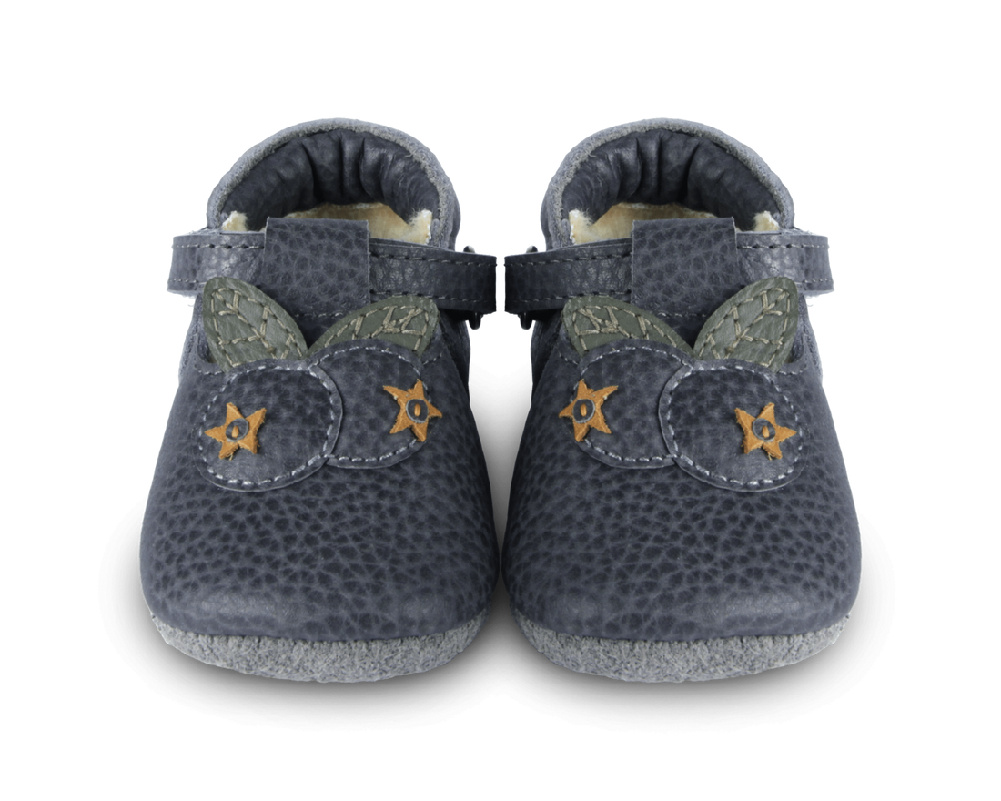 Carlie Shoes | Blueberry | Petrol Grain Leather