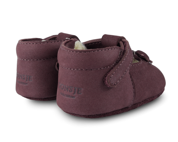Carlie | Raspberry | Berry Red Nubuck