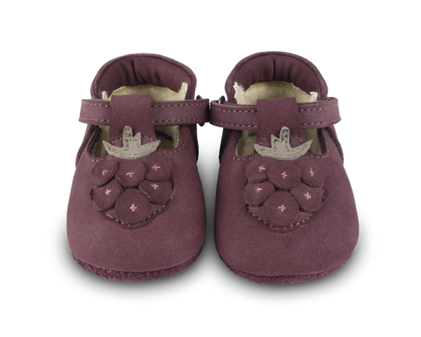 Carlie | Raspberry | Berry Red Nubuck