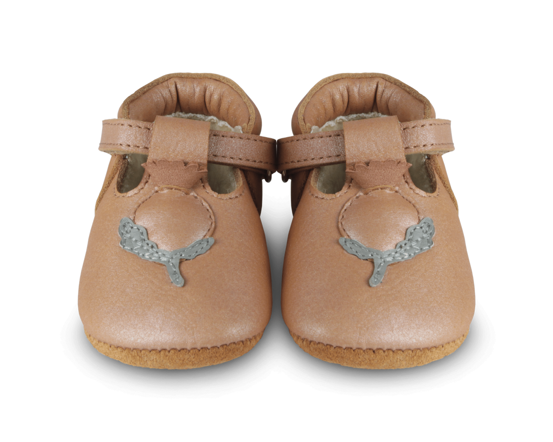 Carlie Shoes | Rose Hip | Caramel Metallic Nubuck