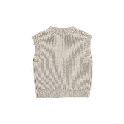 Tjitske Vest | White Sand Melange