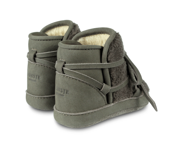 Cassi Booties | Stone Nubuck