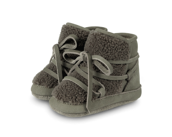 Cassi Booties | Stone Nubuck