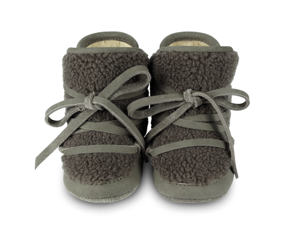 Cassi Booties | Stone Nubuck