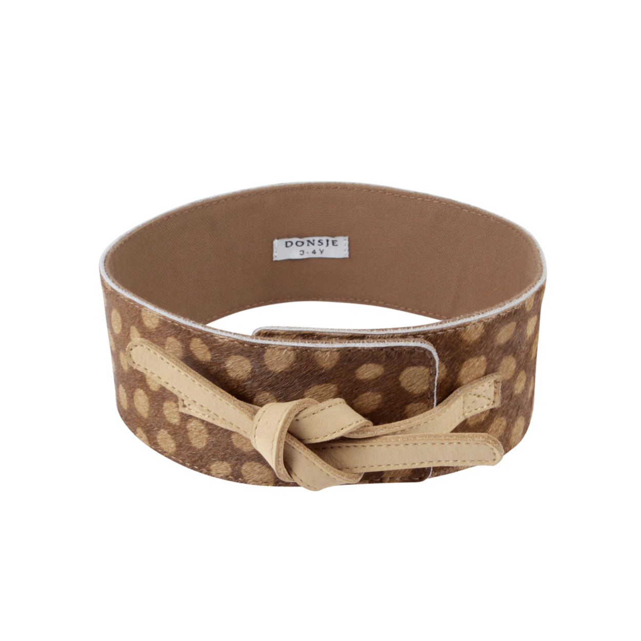 Isah Belt | Giraffe | Brown Spotted Cow Hair – Donsje Amsterdam