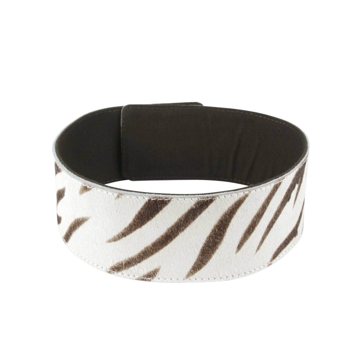 Isah Belt | Zebra | Zebra Striped Cow Hair
