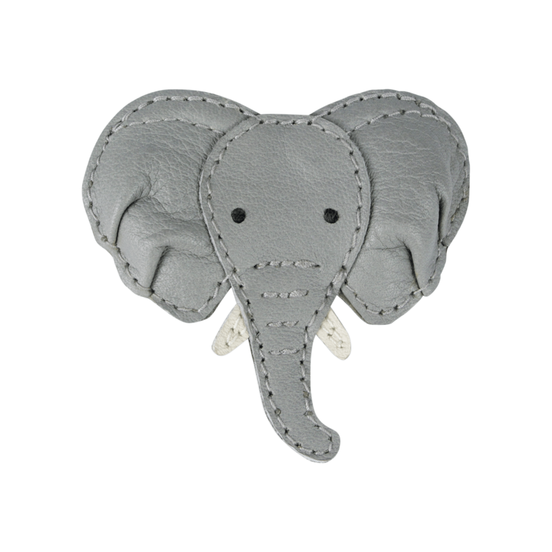 Josy Special Hairclip | Elephant | Elephant Grey Leather
