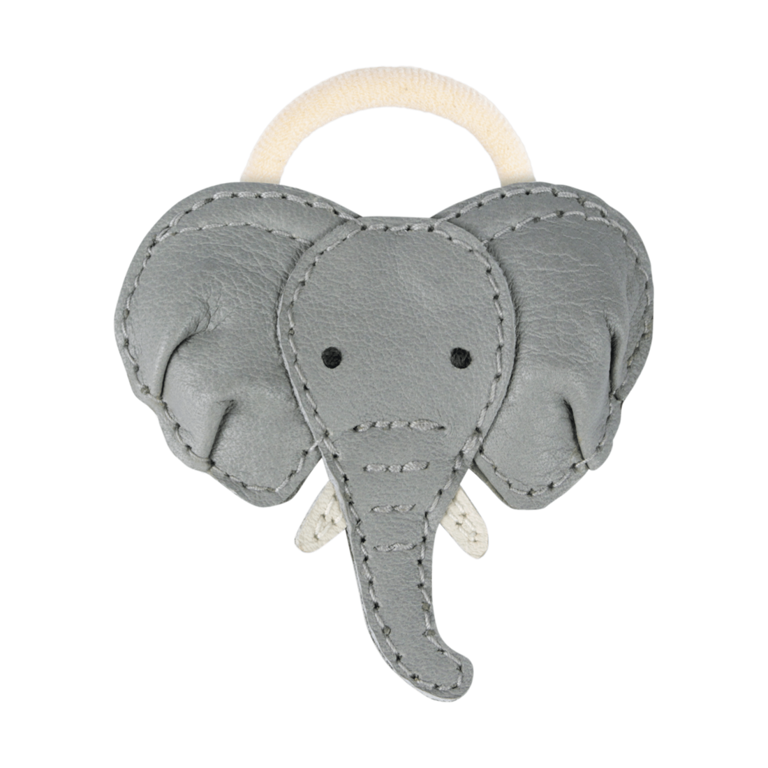 Josy Special Hair Tie | Elephant | Elephant Grey Leather