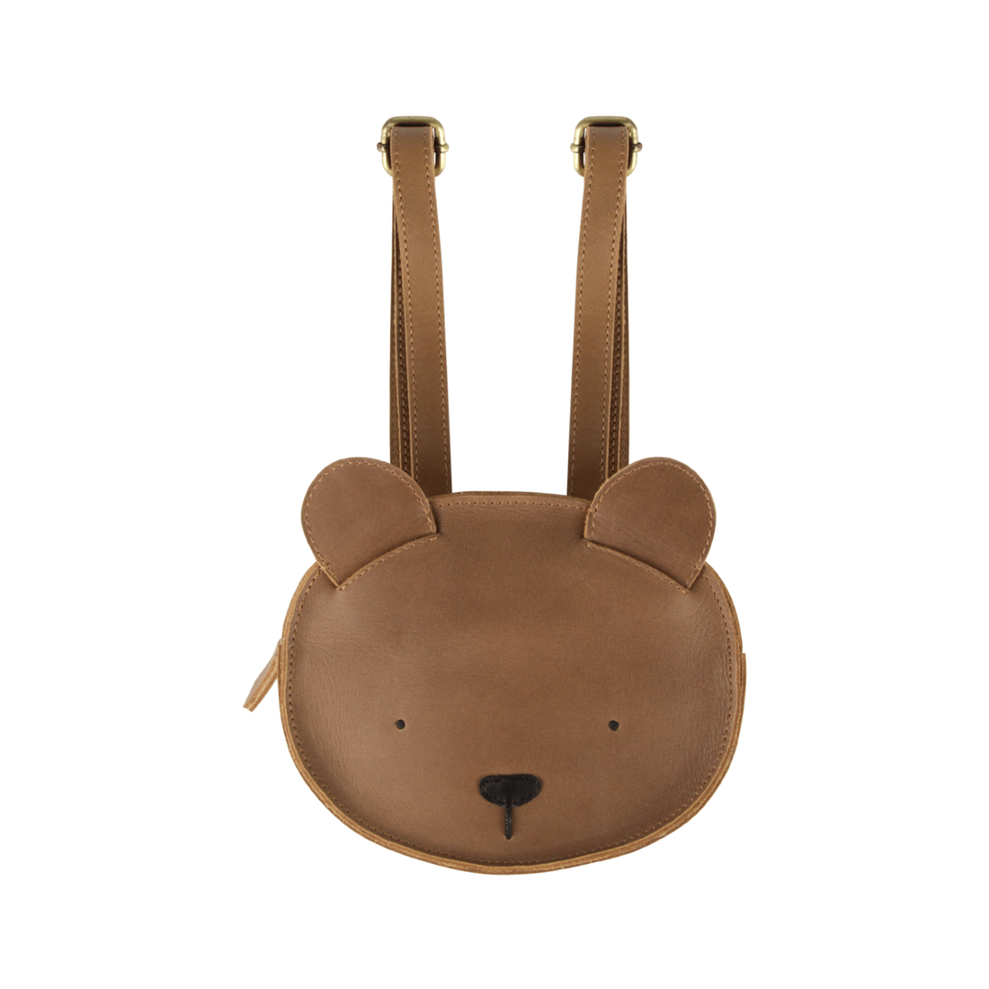 Kapi Classic Backpack | Bear | Cognac Classic Leather