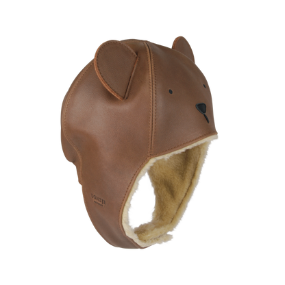 Kapi Classic Hat | Bear | Cognac Classic Leather