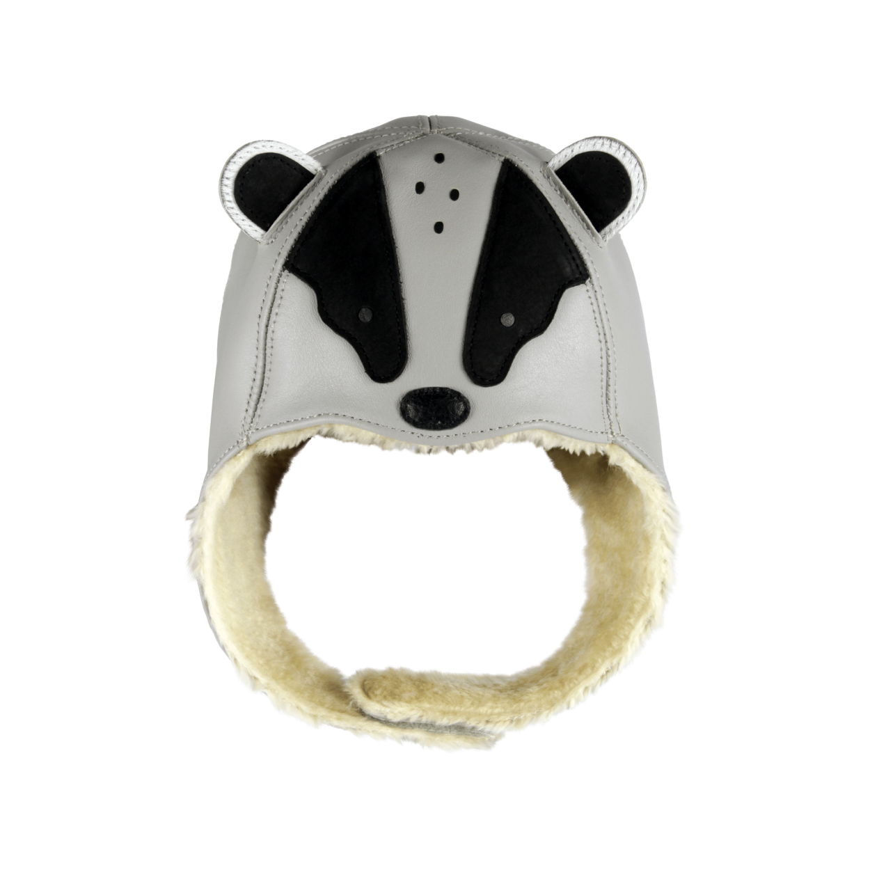 Kapi Exclusive Hat | Badger | Light Stone Leather – Donsje Amsterdam