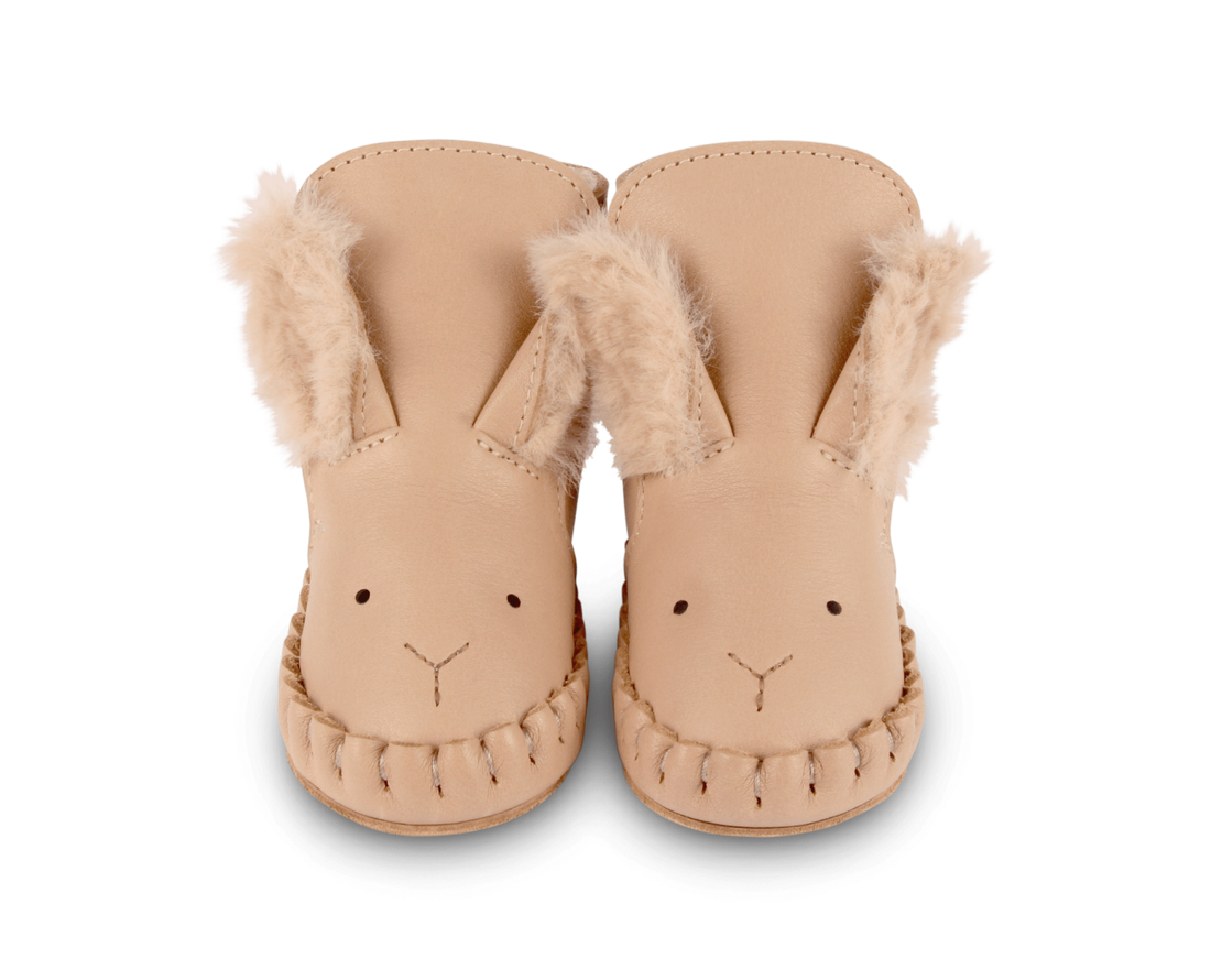 Kapi Exclusive | Fluffy Bunny | Light Rust Leather
