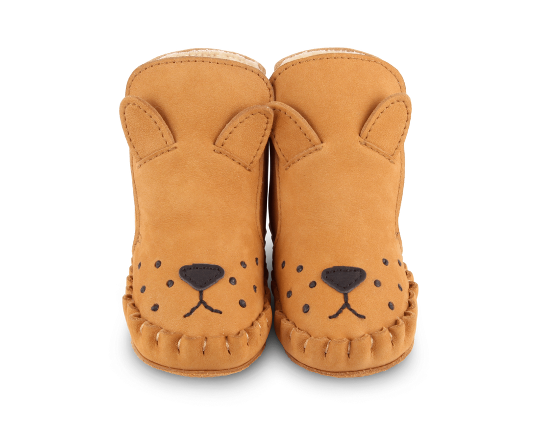 Kapi Classic Booties | Lion | Caramel Nubuck