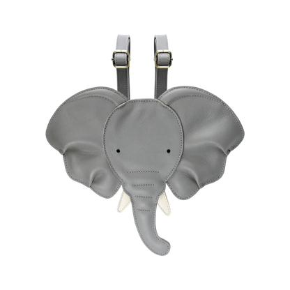 Kapi Special Backpack Elephant Elephant Grey Leather