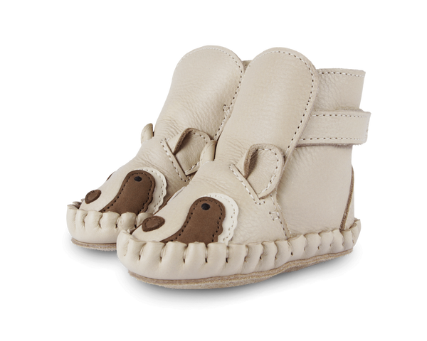 Kapi Special Booties | Raccoon | Ivory Classic Leather