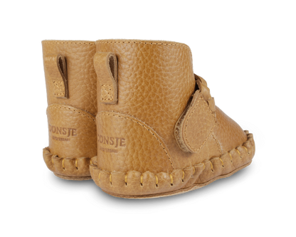 Mace Booties | Toast Grain Leather