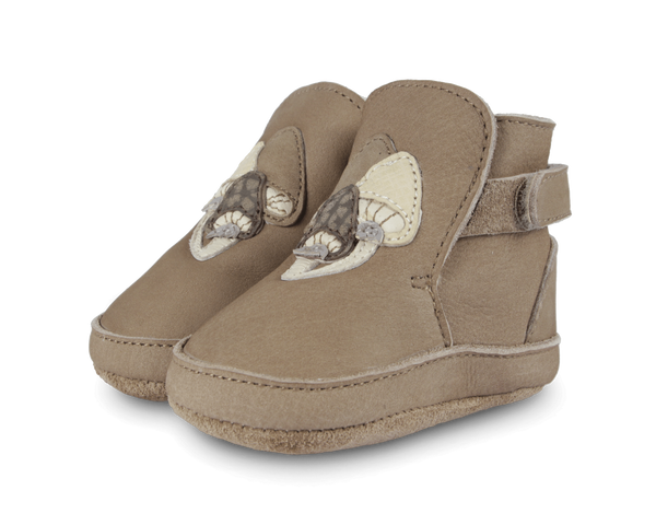 Mush Booties | Fungi | Truffle Nubuck