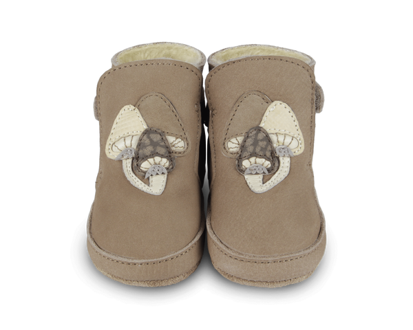 Mush Booties | Fungi | Truffle Nubuck