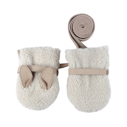 Richy Mittens | Bunny | Off White Curly Faux Fur