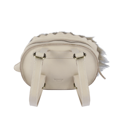 Woodsy Backpack | Hedgehog | Ivory Classic Leather